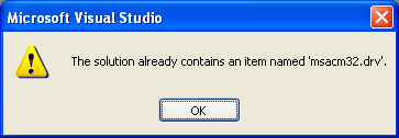 Download and install ReactOS build environment: the RosBE make msvc command, some file already opened prompts