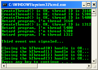 Race Condition Program Example: Race condition in action