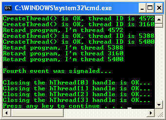 Race Condition Program Example: unpredictable and undeterministic output