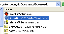 Installing ReactOS 0.3.11 on VirtualBox 3.2.8: virtualbox executable file