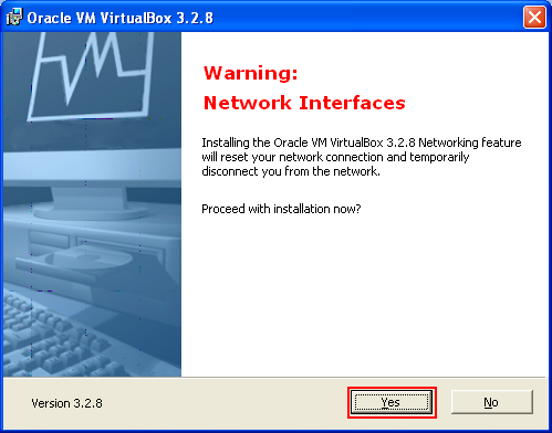 Installing ReactOS 0.3.11 on VirtualBox 3.2.8: temporary network connection reset