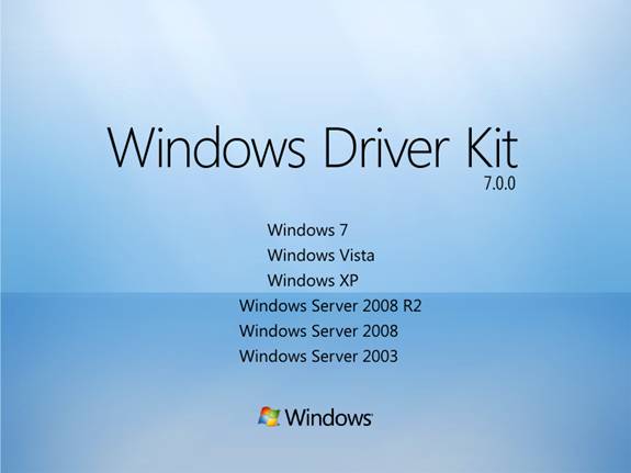 Installing the Windows Driver Kit (WDK) on Windows operating system