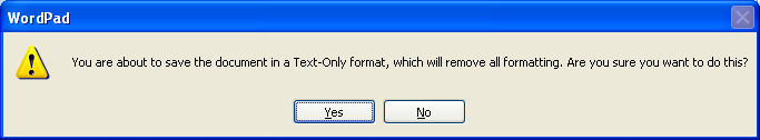 Using WDK for building Windows device driver: Wordpad warning