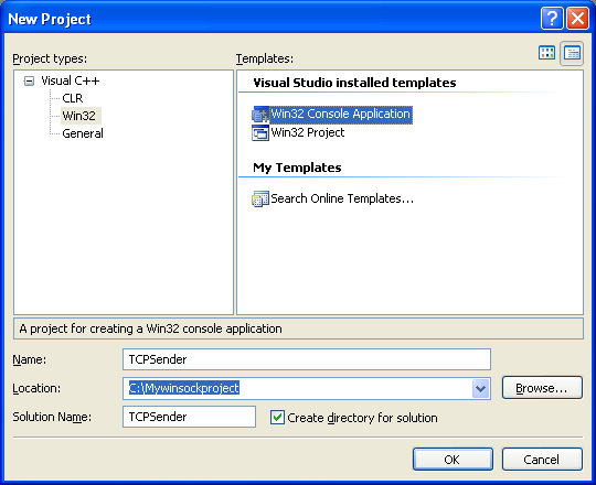 Windows Socket (Winsock2) Programming and  C Language: creating new TCP client/sender program